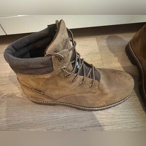 Kodiak Men's Tan Leather Work Boots Composite Toe